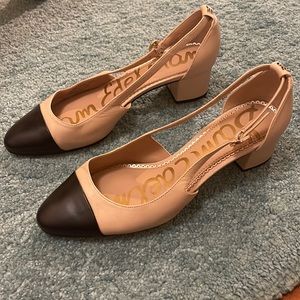 Sam Edelman Leah Cap Toe Pumps Slingback